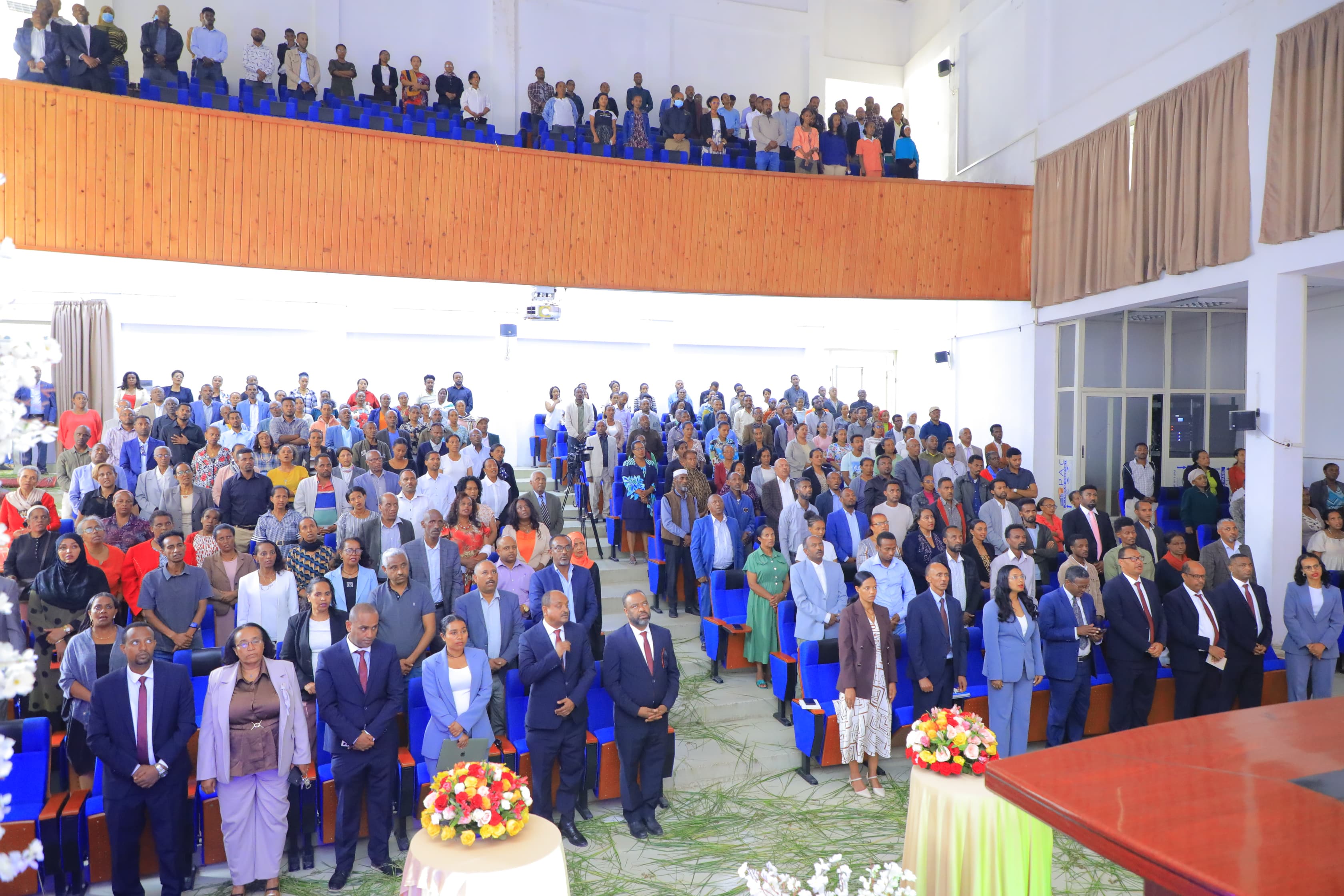 በተቋሙ የስራ አፈፃፀምና ቀጣይ የስራ አቅጣጫዎች ላይ ውይይት ተደረገ 6 t8a3435